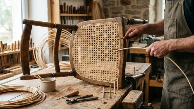 cannage chaise