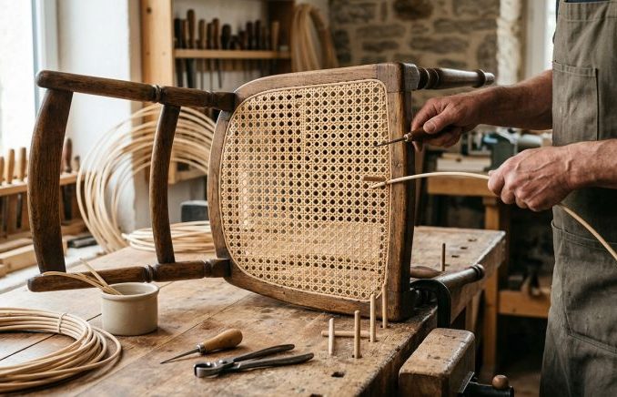 cannage chaise